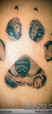 fotó TETTAO PAW (tetoválás) (érték) - példa rajz - 057