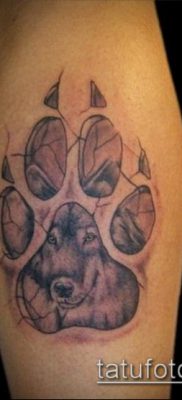 fotó TETTAO PAW (tetoválás) (érték) - példa rajz - 066