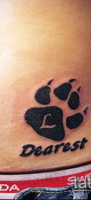 fotó TETTAO PAW (tetoválás) (érték) - példa rajz - 068