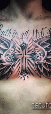 Tetovaža s latinskim križem broj 507 - hladna verzija uzorka, koja se može uspješno koristiti za reviziju i primjenu kao tetovaža s latinskim križem na zglobu