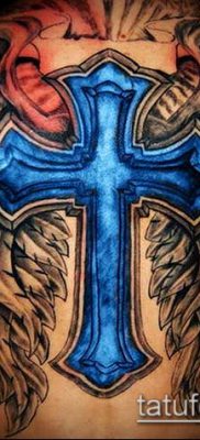 Tetovaža s latinskim križem broj 54 cool je verzija uzorka koja se lako može koristiti za obradu i primjenu kao tetovaža s latinskim križem