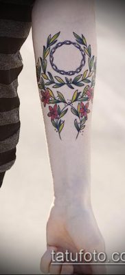 babérkoszorú tetoválás (jelentése) - egy példa egy érdekes tetoválási tervre - 066