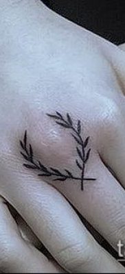 babérkoszorú tetoválás (jelentése) - egy példa egy érdekes tetoválási tervre - 060
