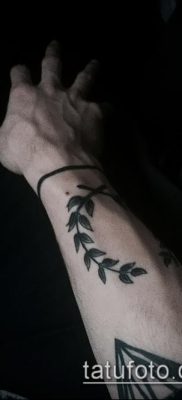 babérkoszorú tetoválás (jelentése) - egy példa egy érdekes tetoválási tervre - 059