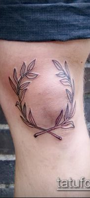 babérkoszorú tetoválás (jelentése) - egy példa egy érdekes tetoválási tervre - 055