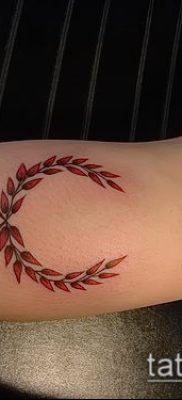 babérkoszorú tetoválás (jelentése) - egy példa egy érdekes tetoválási tervre - 045