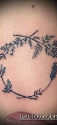 babérkoszorú tetoválás (jelentése) - egy példa egy érdekes tetoválási tervre - 036