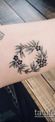 babérkoszorú tetoválás (jelentése) - egy példa egy érdekes tetoválási tervre - 033
