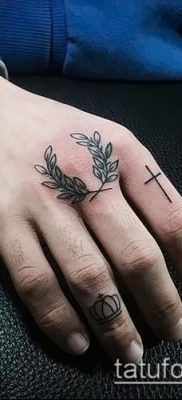 babérkoszorú tetoválás (jelentése) - egy példa egy érdekes tetoválási tervre - 021