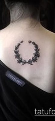 babérkoszorú tetoválás (jelentése) - egy példa egy érdekes tetoválási tervre - 018