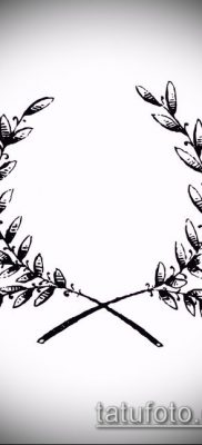 babérkoszorú tetoválás (jelentése) - egy példa egy érdekes tetoválási tervre - 016