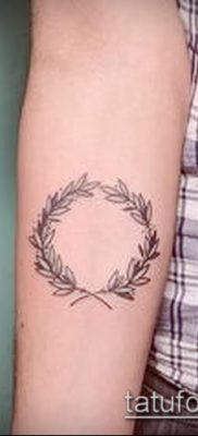 babérkoszorú tetoválás (jelentése) - egy példa egy érdekes tetoválási tervre - 003
