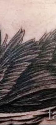 Példa hattyúval készült tetoválásra - fotó a tetoválás jelentésével foglalkozó cikkhez 1