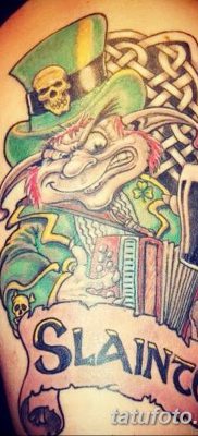 fotó egy manó tetoválásról, keltezésű: 09.09.2017 №129 - tetováló manó -