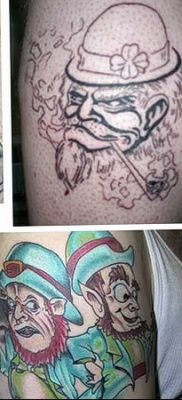 fotó egy manó tetoválásról, kelte: 2017. 09. 15 №130 - tetováló manó -