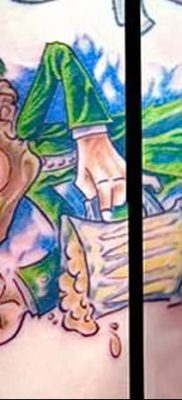 fotó egy manó tetoválásról, kelte: 2017. 09. 15 №136 - tetováló manó -