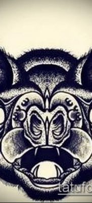 Fotó a denevér tetoválásról a hadseregben - 06062017 - példa - 011 Tetováló denevér a hadseregben