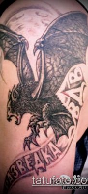 Fotó a denevér tetoválásról a hadseregben - 06062017 - példa - 015 Tetováló denevér a hadseregben