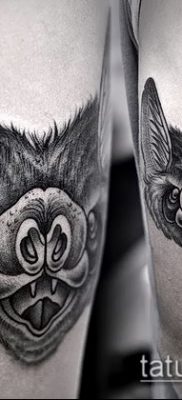 Fénykép egy denevér tetoválásról a hadseregben - 06062017 - példa - 024 Tetováló denevér a hadseregben