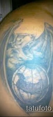 Fénykép egy denevér tetoválásról a hadseregben - 06062017 - példa - 038 Tetováló denevér a hadseregben