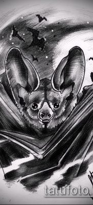 Fotó a denevér tetoválásról a hadseregben - 06062017 - példa - 055 Tetováló denevér a hadseregben