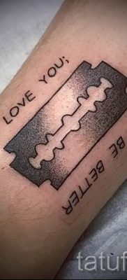 Снимка на татуировка на острието - примери за статия за значението на острието в татуировка - tatufoto.ru - 40