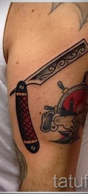 Снимка на татуировка на острието - примери за статия за значението на острието в татуировка - tatufoto.ru - 37