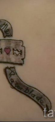 Снимка на татуировка на острието - примери за статия за значението на острието в татуировка - tatufoto.ru - 29