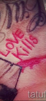 Снимка на татуировка с острие - примери за статия за значението на острието в татуировка - tatufoto.ru - 11