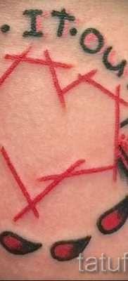 Снимка на татуировка на острието - примери за статия за значението на острието в татуировка - tatufoto.ru - 7