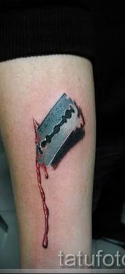 Снимка на татуировка на острието - примери за статия за значението на острието в татуировка - tatufoto.ru - 5
