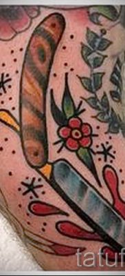 Снимка на татуировка на острието - примери за статия за значението на острието в татуировка - tatufoto.ru - 3