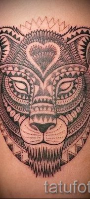 снимка на татуировка на лъвица за статия за значението на татуировка на лъвица - tatufoto.ru - 44