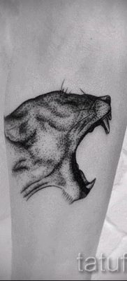 снимка на татуировка на лъвица за статия за значението на татуировка на лъвица - tatufoto.ru - 40