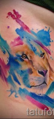 снимка на татуировка на лъвица за статия за значението на татуировка на лъвица - tatufoto.ru - 33