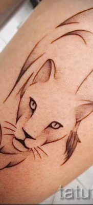 снимка на татуировка на лъвица за статия за значението на татуировка на лъвица - tatufoto.ru - 29