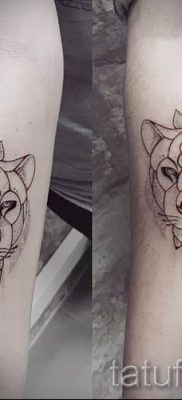 снимка на татуировка на лъвица за статия за значението на татуировката на лъвица - tatufoto.ru - 20