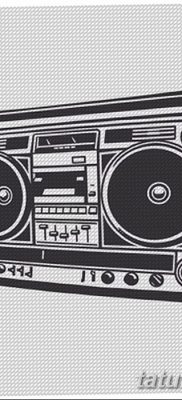 fotó tetováló hangszóró és magnó, kelt 2017.10.11. №009 - tetováló hangszóró -