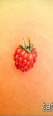 fotó egy málnás tetoválásról (jelentése) - példa egy érdekes tetoválási rajzra - 047