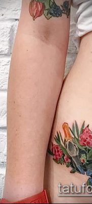 fotó egy málnás tetoválásról (jelentése) - példa egy érdekes tetoválási rajzra - 031