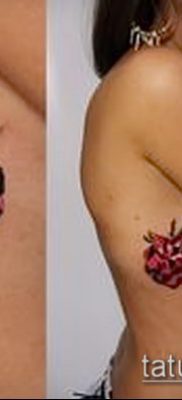 fotó a málna tetoválásról (jelentése) - egy példa egy érdekes tetoválási rajzra - 020