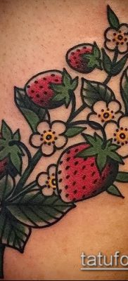 fotó egy málnás tetoválásról (jelentése) - példa egy érdekes tetoválási rajzra - 018