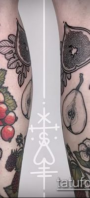 fotó a málna tetoválásról (jelentése) - egy példa egy érdekes tetoválási rajzra - 007