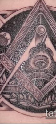 fotó a tetoválásról a combon (tetováló kőművesek) (érték) - példa rajz - 031