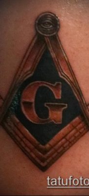 fotó a tetoválásról a combon (tetováló kőművesek) (érték) - példa rajz - 019