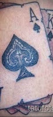 fotó a tetováló kártya öltönyéről (érték) - példa rajz - 001