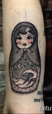 fotó matryoshka tetoválás kelt 2017. 09. 14 -én №112 - Matryoshka tetoválás -