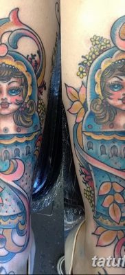 fotó matryoshka tetoválás kelt 2017. 09. 14 -én №118 - Matryoshka tetoválás -