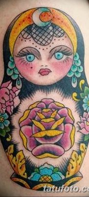 fotó matryoshka tetoválás kelt 2017. 09. 14 -én №119 - Matryoshka tetoválás -