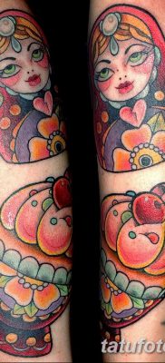 fotó matryoshka tetoválás kelt 2017. 09. 14 -én №120 - Matryoshka tetoválás -